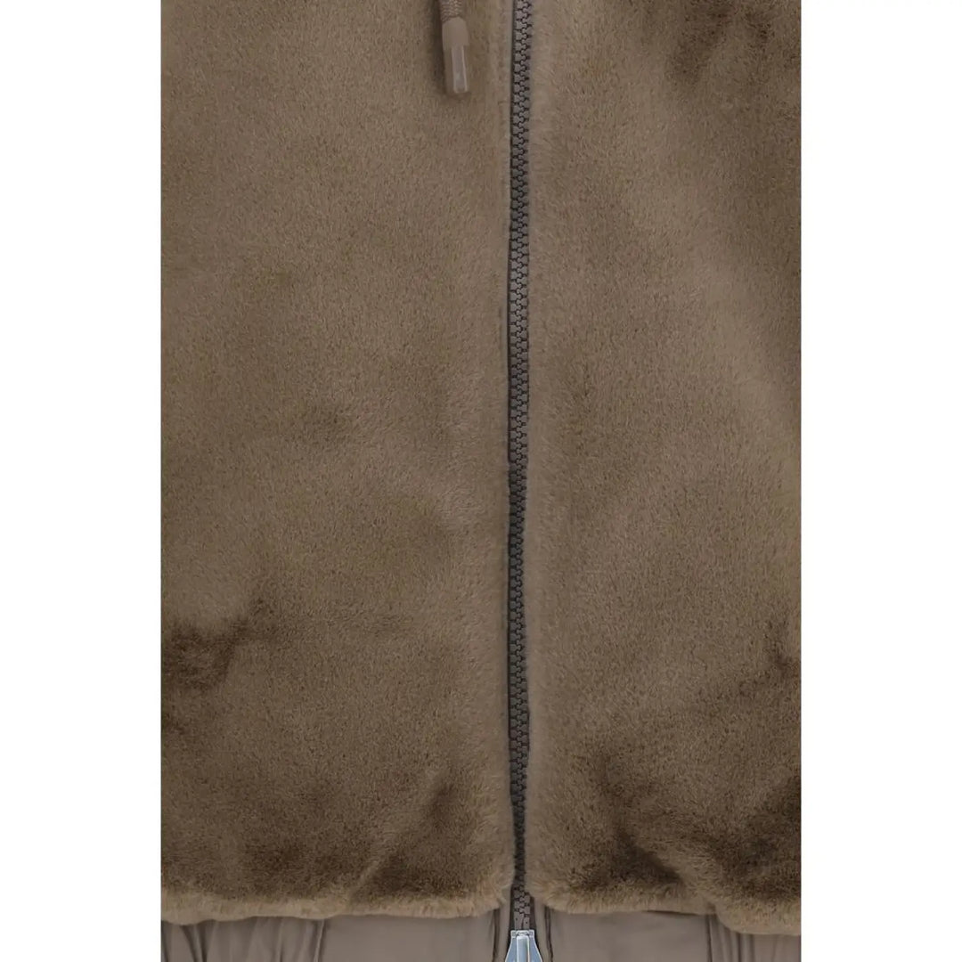 Moose Knuckles Brown Recycled Polyester Sweatshirt