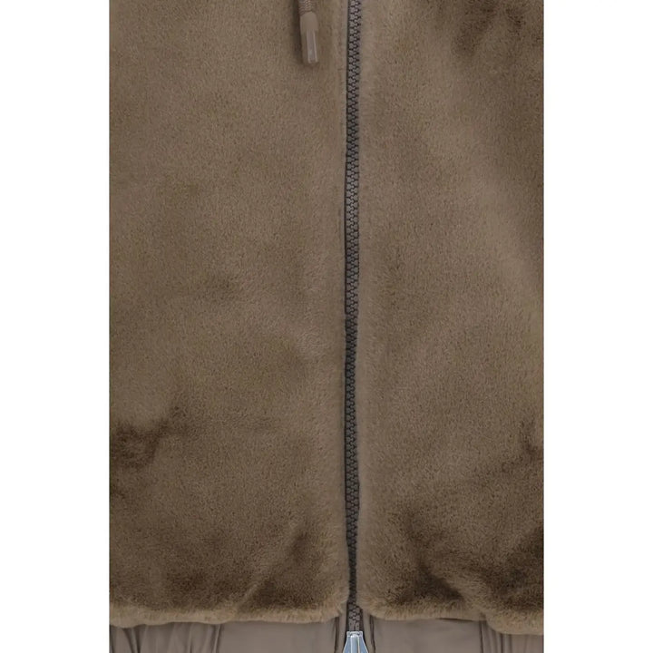 Moose Knuckles Brown Recycled Polyester Sweatshirt