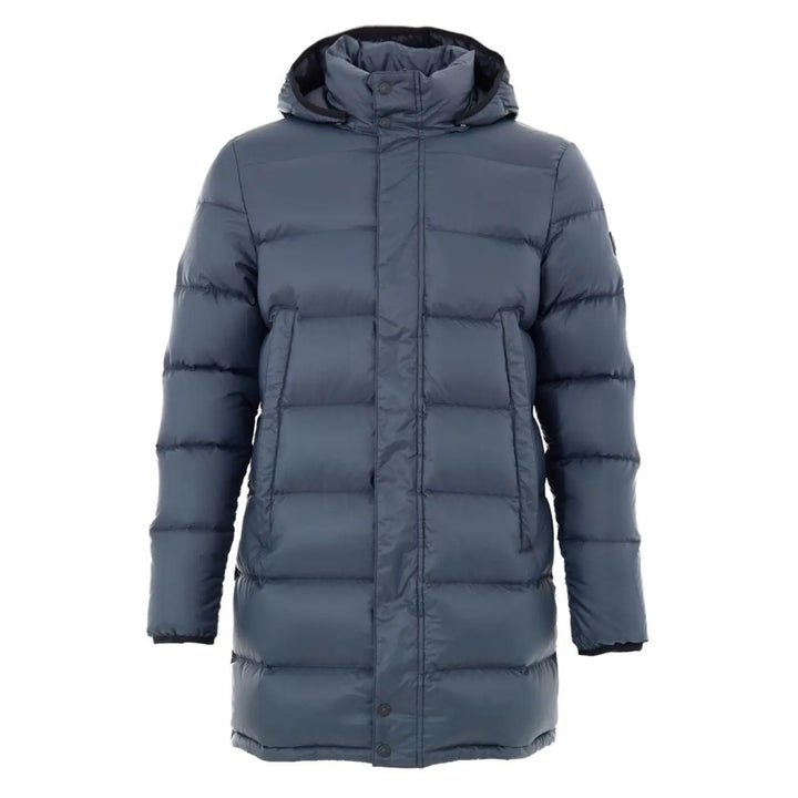 Moose Knuckles Gray Nylon Coat