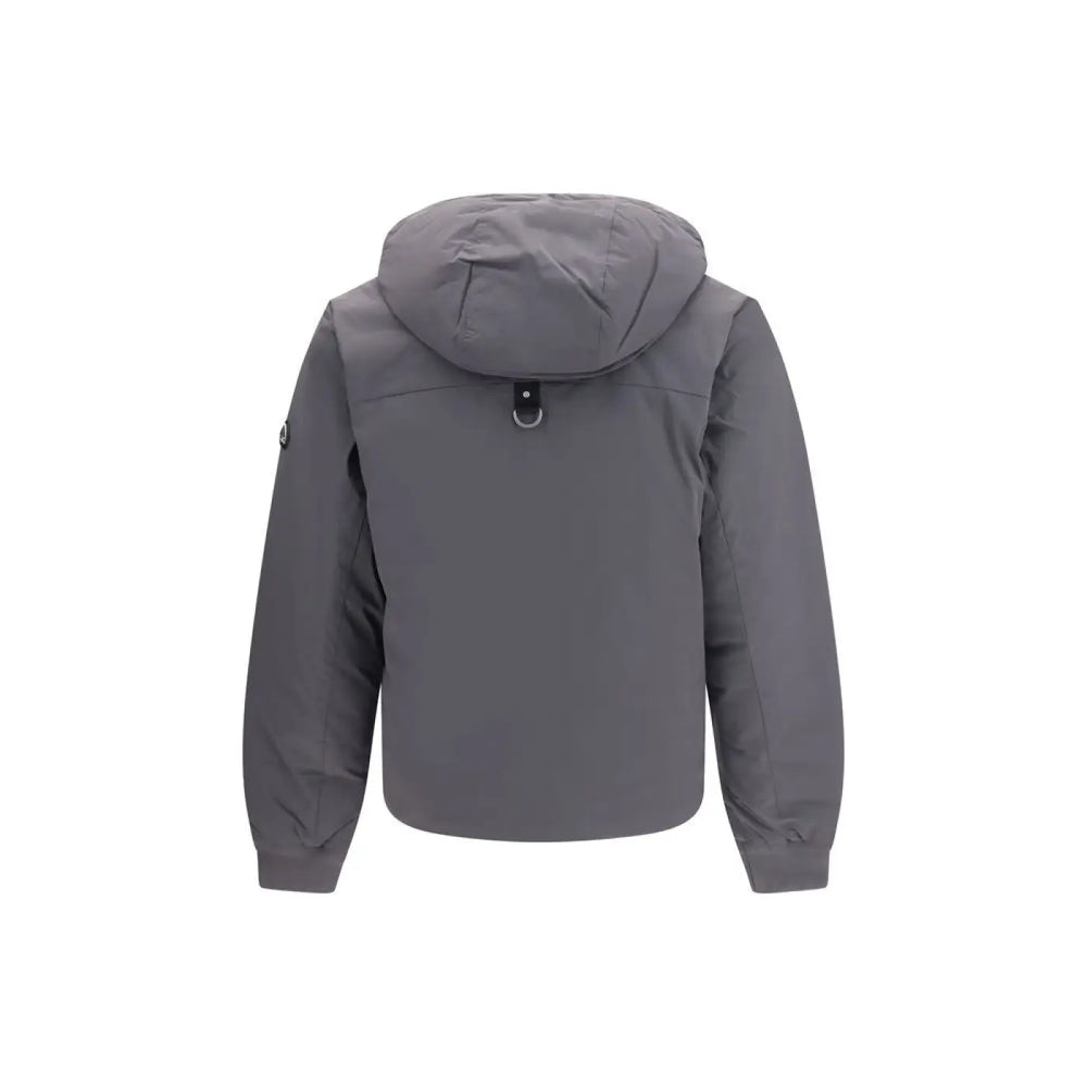 Moose Knuckles Gray Nylon Full-length Jacket