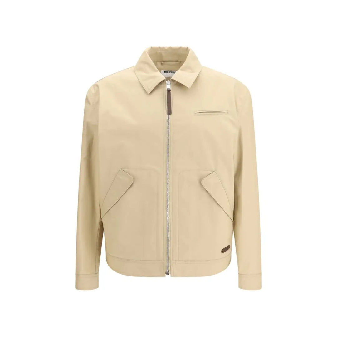 Moschino Beige Cotton Full-length Jacket