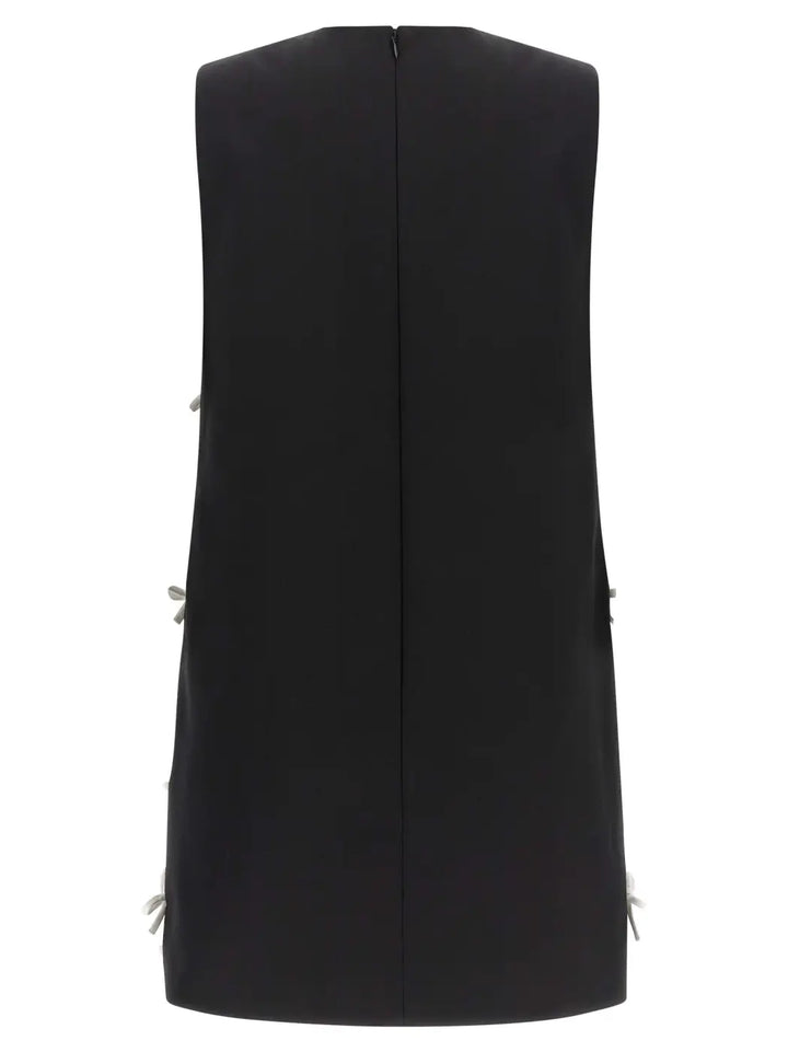 Moschino Bicolor Virgin Wool Short Dress
