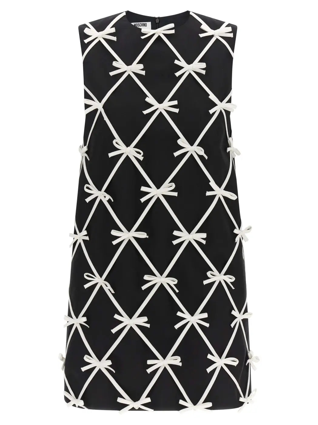 Moschino Bicolor Virgin Wool Short Dress