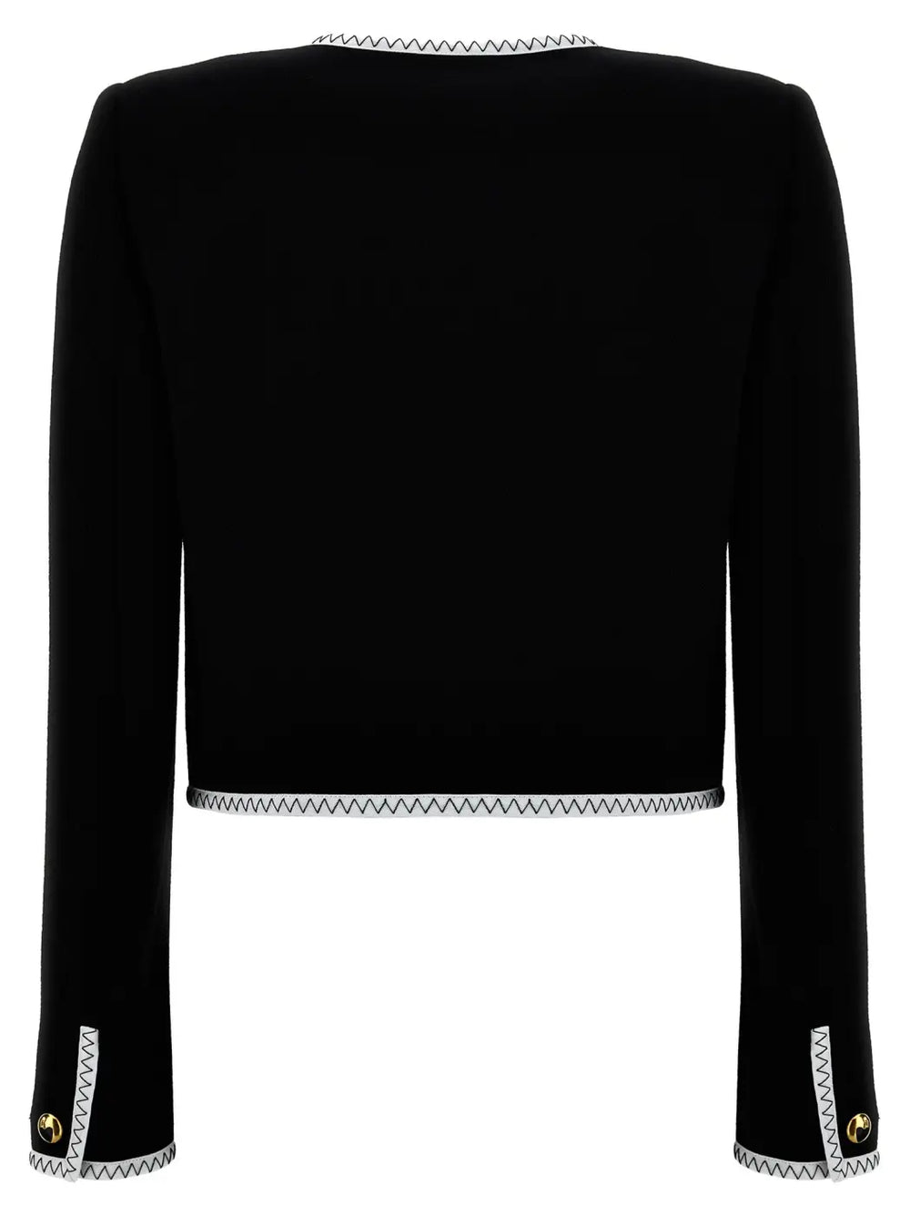 Moschino Bicolor Viscose Full-length Jacket