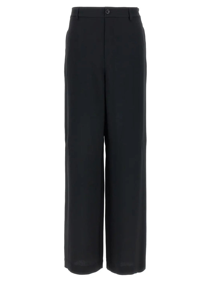 Moschino Black Acetate Casual Pants