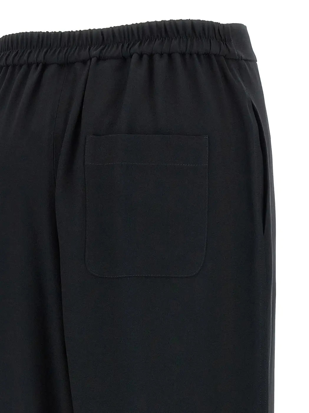 Moschino Black Acetate Casual Pants