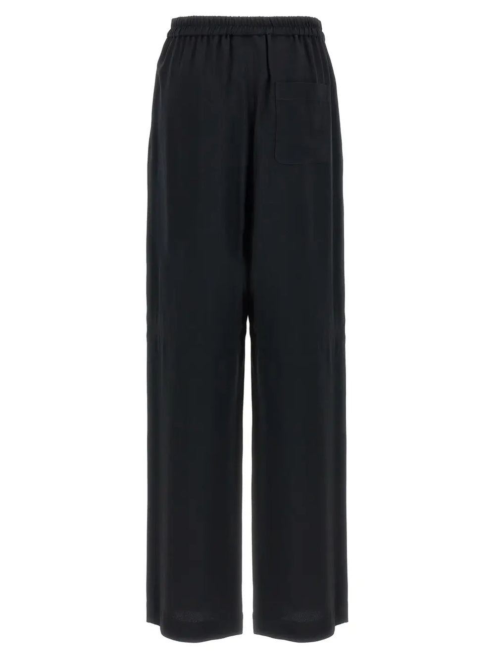 Moschino Black Acetate Casual Pants