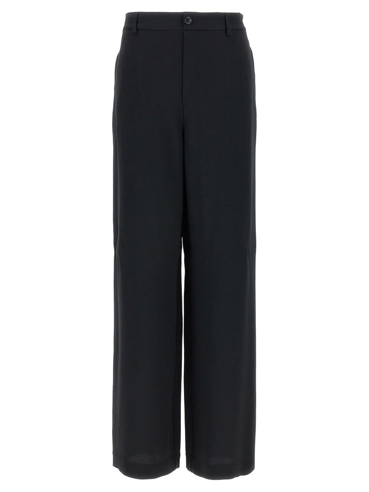 Moschino Black Acetate Casual Pants