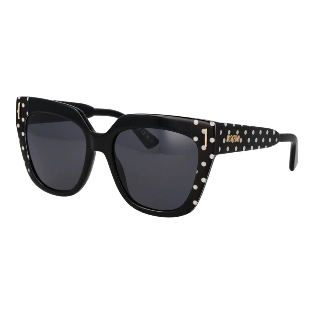 Moschino Black Acetate Sunglasses
