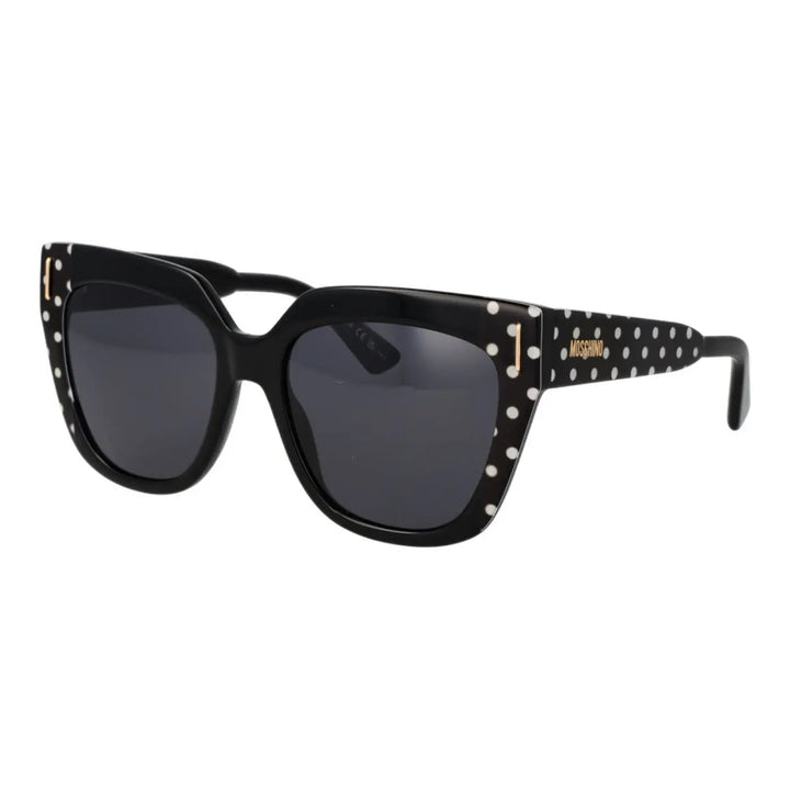 Moschino Black Acetate Sunglasses