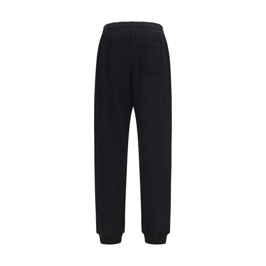 Moschino Black Cotton Casual Pants