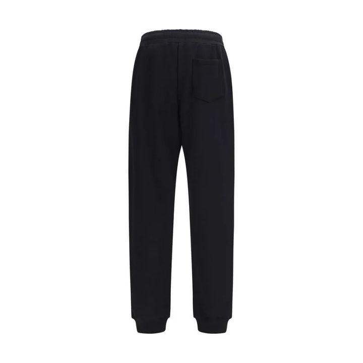 Moschino Black Cotton Casual Pants