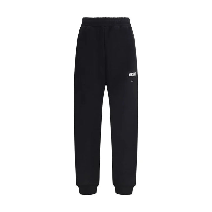 Moschino Black Cotton Casual Pants