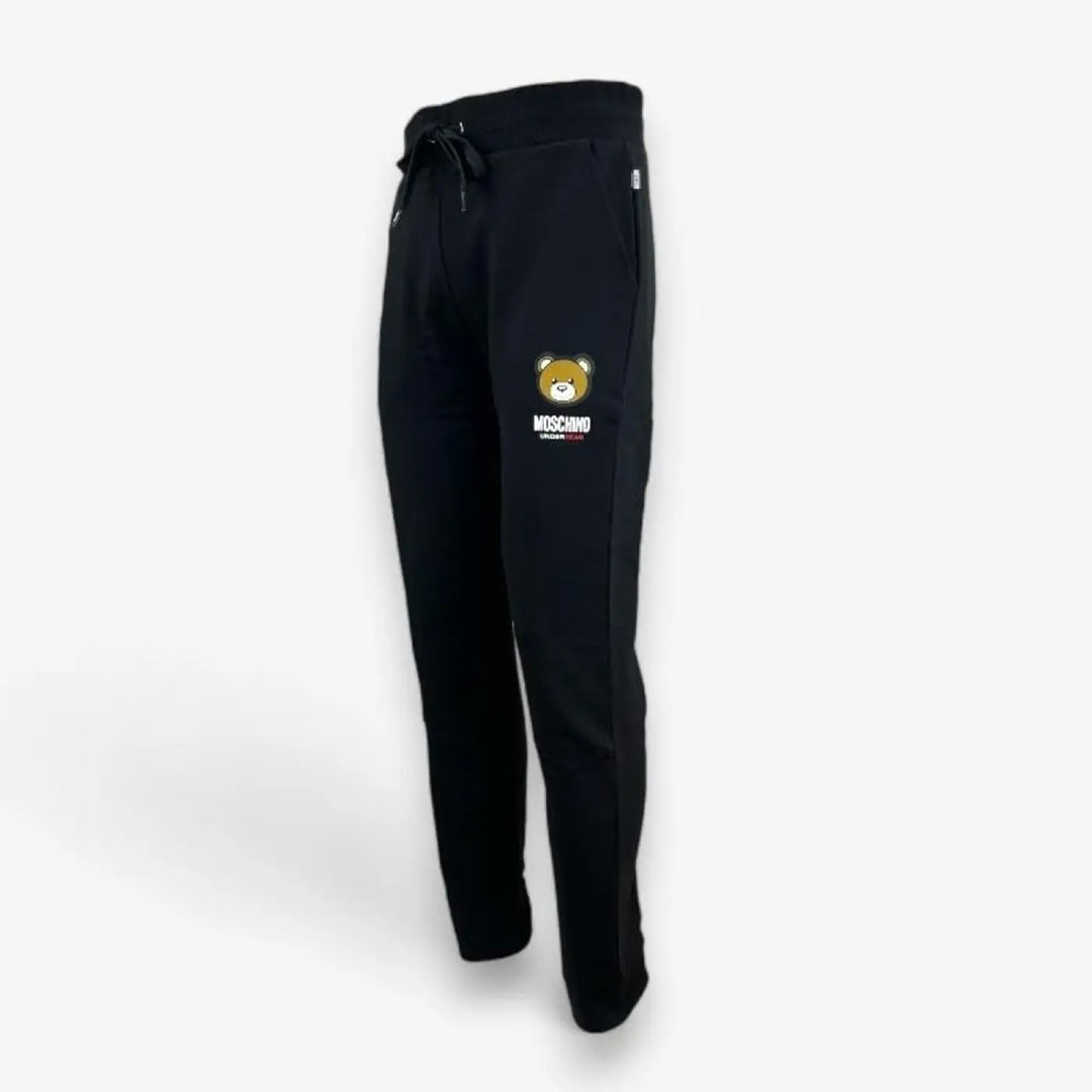 Moschino Black Cotton Joggers (workout Pants)