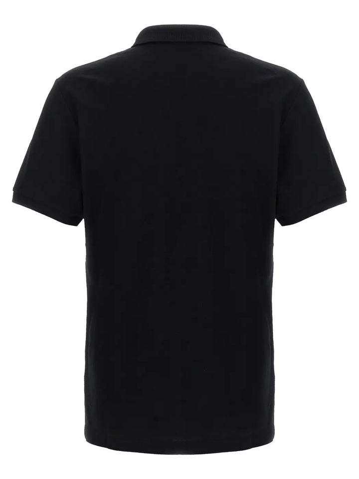 Moschino Black Cotton Polo Shirt