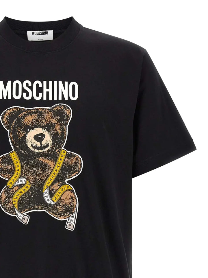 Moschino Black Cotton T-shirt