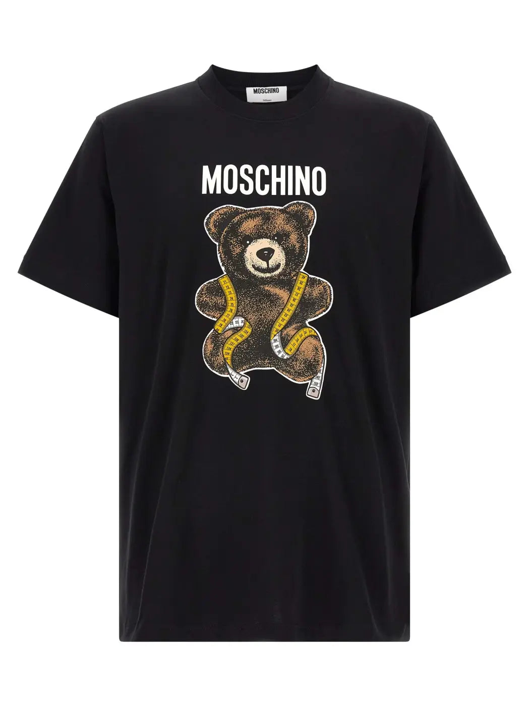 Moschino Black Cotton T-shirt