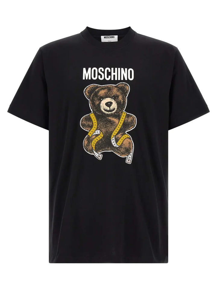 Moschino Black Cotton T-shirt