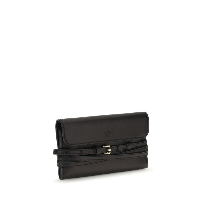 Moschino Black Goatskin Wallet