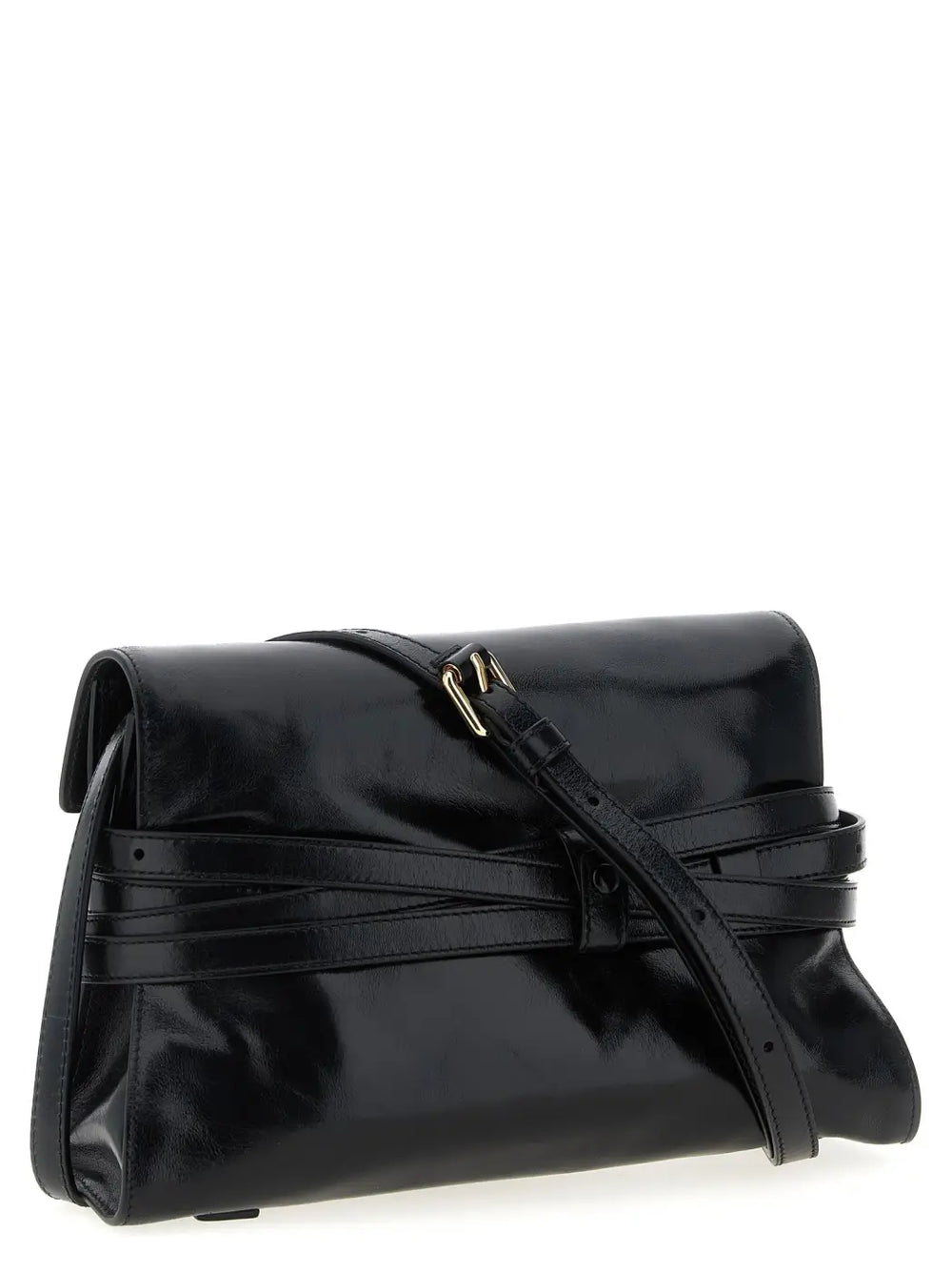 Women’s Moschino Black Leather Crossbody Bag
