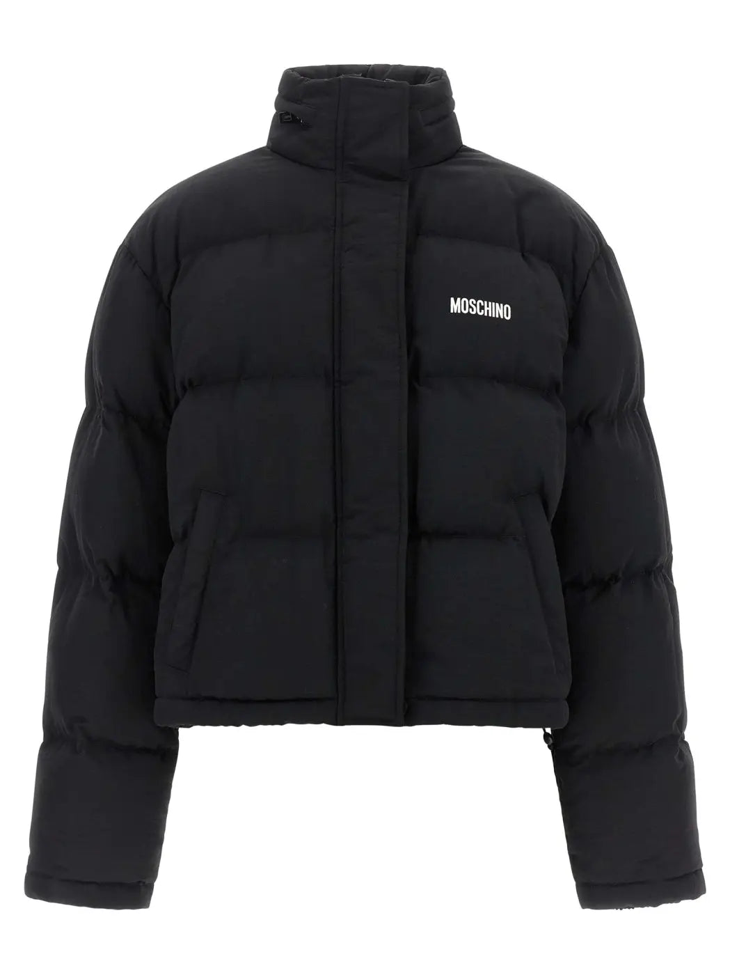 Moschino Black Polyamide Bomber