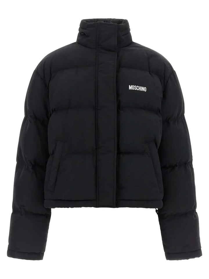 Moschino Black Polyamide Bomber