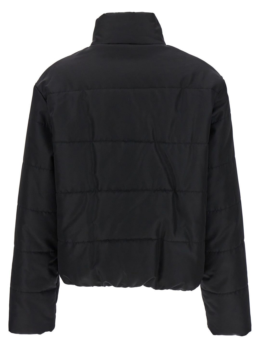 Moschino Black Polyamide Full-Length Jacket