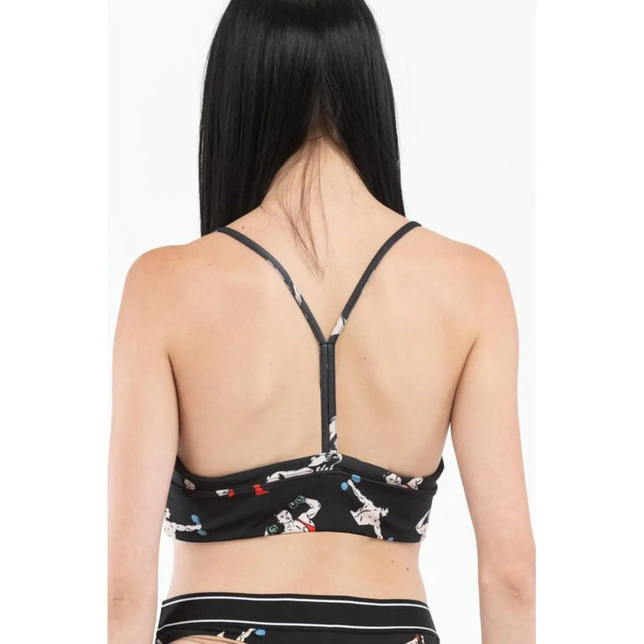Moschino Black Polyester Tank Tops