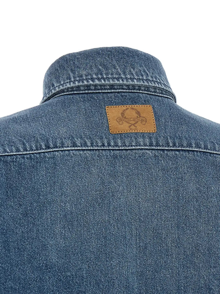 Moschino Blue Cotton Blouse