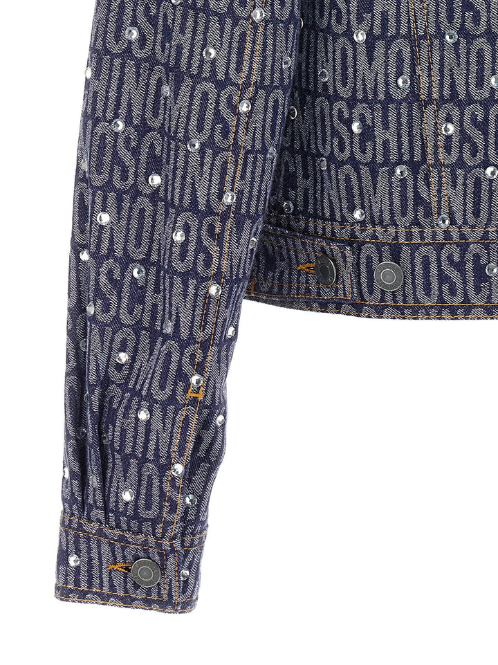 Moschino Blue Cotton Denim Jacket