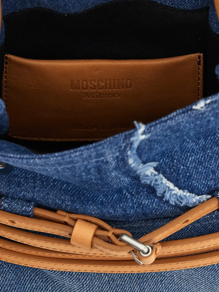 Women’s Moschino Blue Cotton Handbag