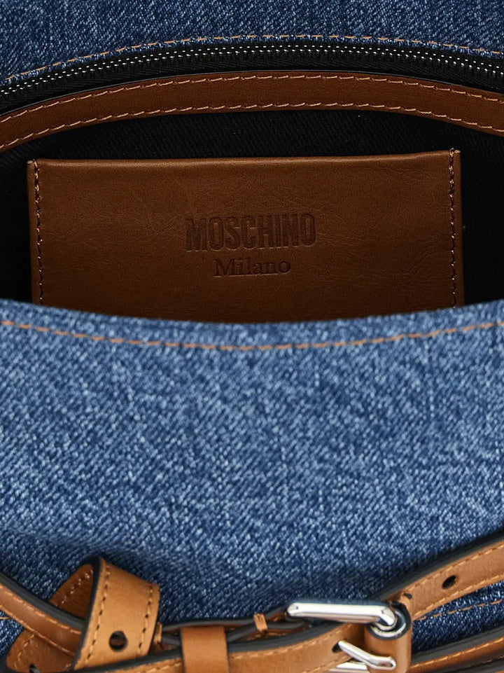 Women’s Moschino Blue Cotton Handbag