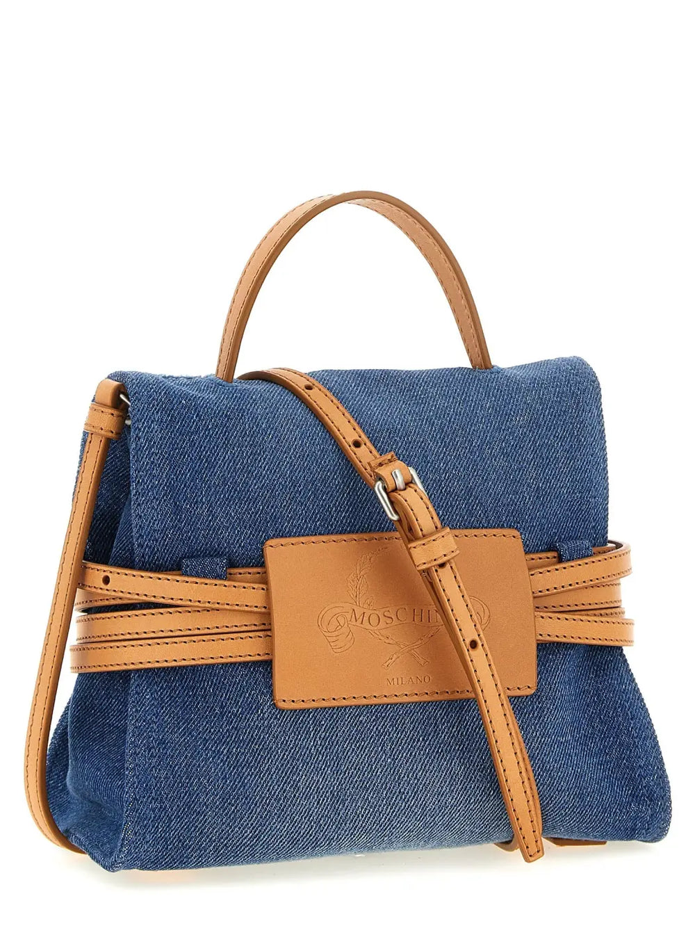 Women’s Moschino Blue Cotton Handbag