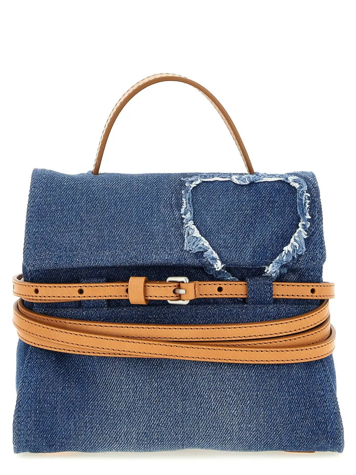 Women’s Moschino Blue Cotton Handbag