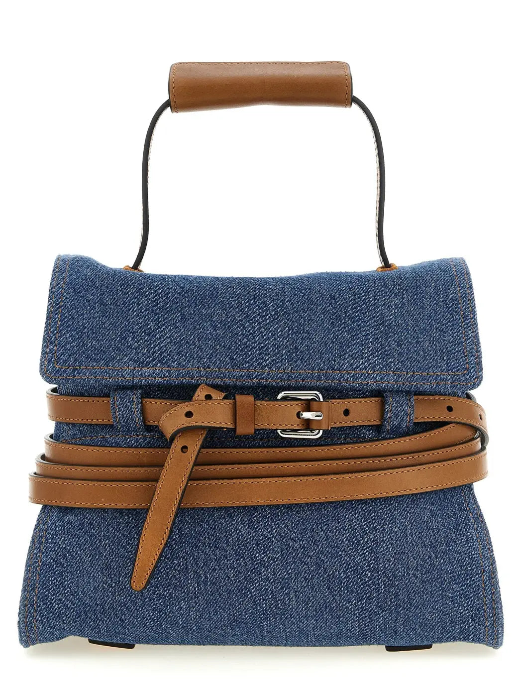 Women’s Moschino Blue Cotton Handbag