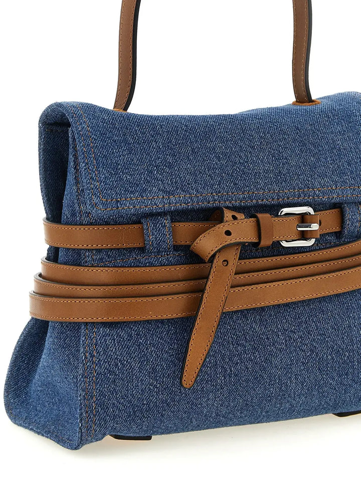 Women’s Moschino Blue Cotton Handbag