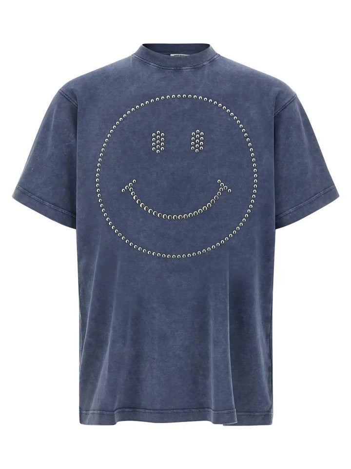 Moschino Blue Cotton T-shirt