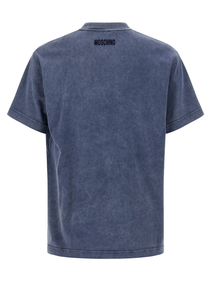 Moschino Blue Cotton T-shirt