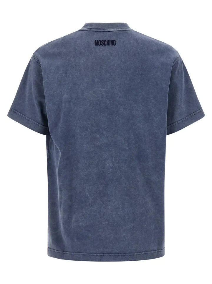 Moschino Blue Cotton T-shirt