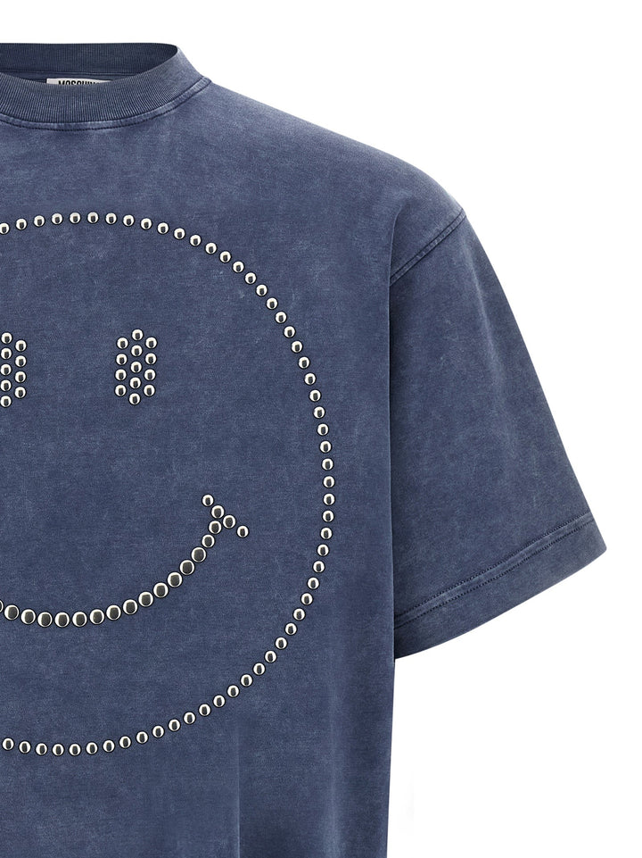 Moschino Blue Cotton T-shirt