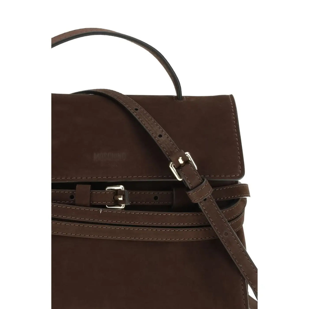 Women’s Moschino Brown Calf Leather Bos Taurus Handbag