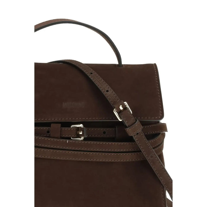 Women’s Moschino Brown Calf Leather Bos Taurus Handbag