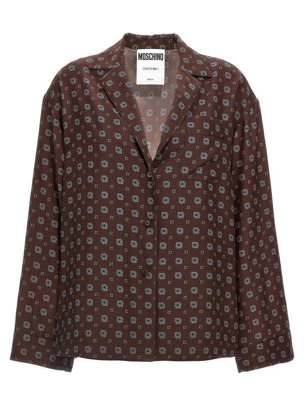 Moschino - Women’s Brown Silk Blouse