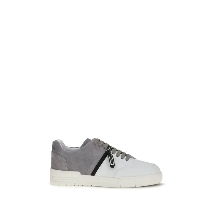 Moschino Multicolor Calf Leather Bos Taurus Low Top Sneakers