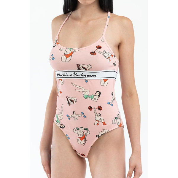 Moschino - Pink Cotton Bodysuit