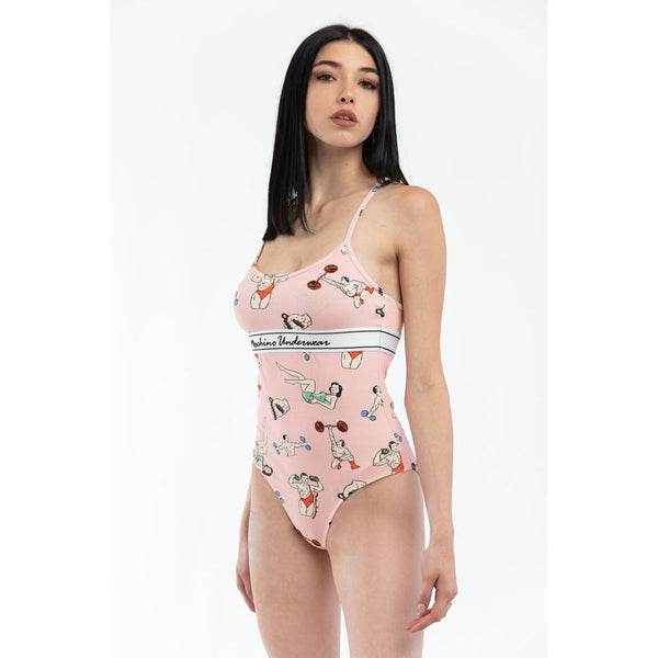 Moschino - Pink Cotton Bodysuit