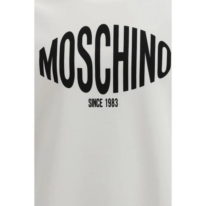 Moschino White Cotton Sweatshirt