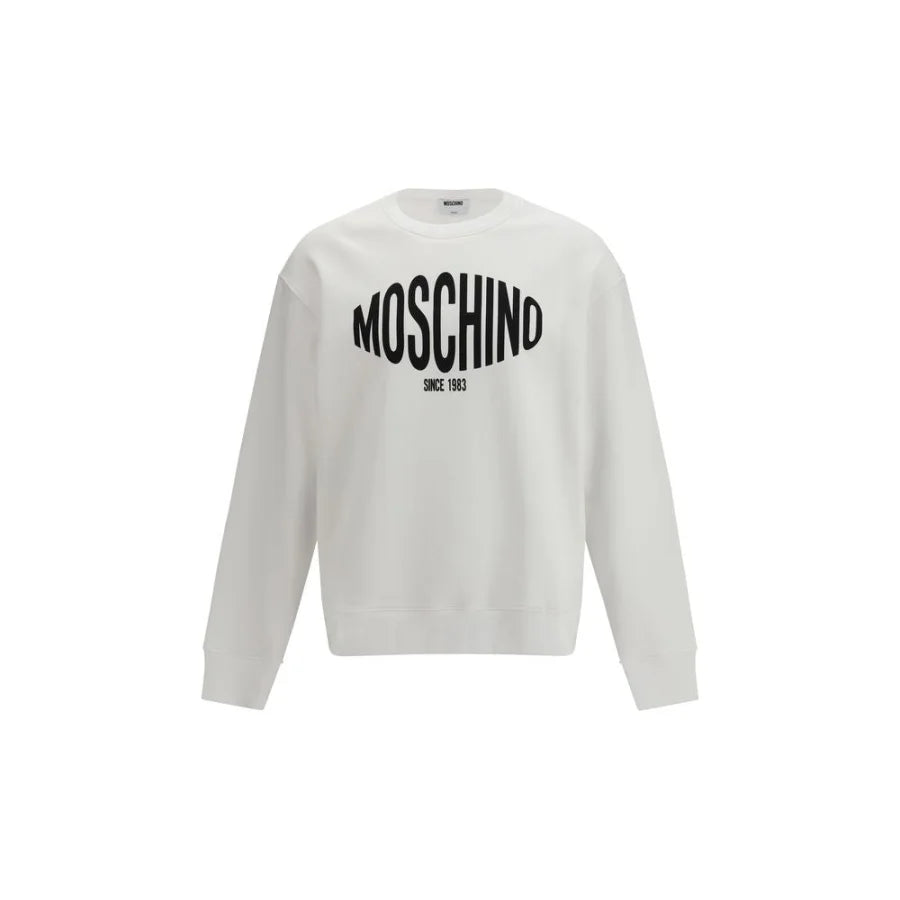 Moschino White Cotton Sweatshirt