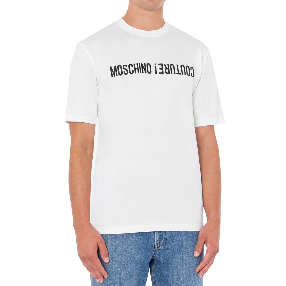 Moschino White Cotton T-shirt