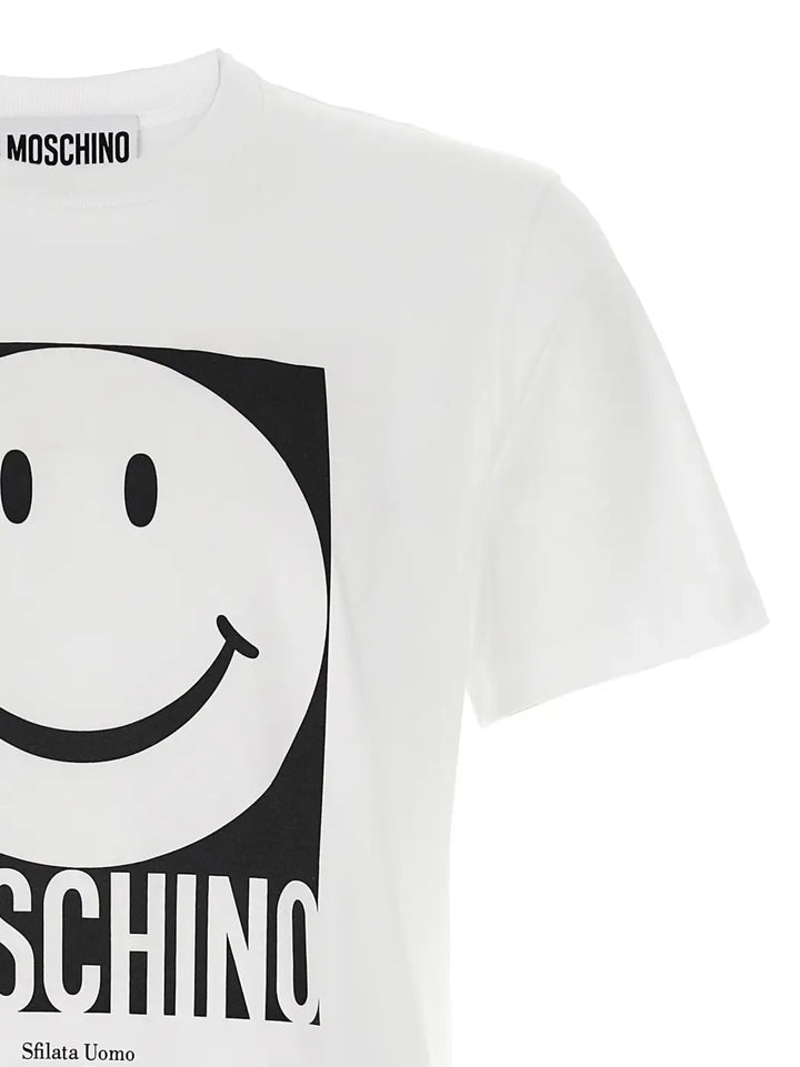 Moschino White Cotton T-shirt